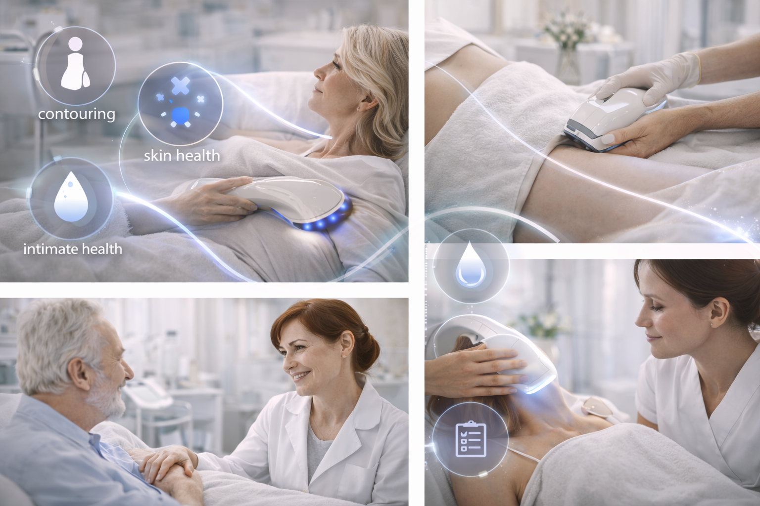 Collage of people who have chosen the services